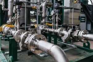 Flange manufacturing unit showcasing advanced production techniques in UAE and India.